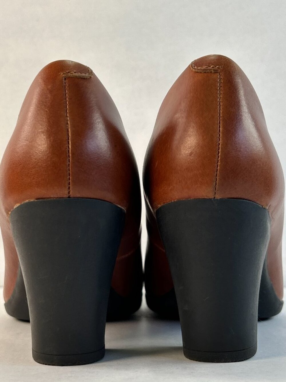 Sofft Pumps Womens Size 8 Brown Leather Cushioned Dress Work Evening Heels Shoes - Picture 5 of 10